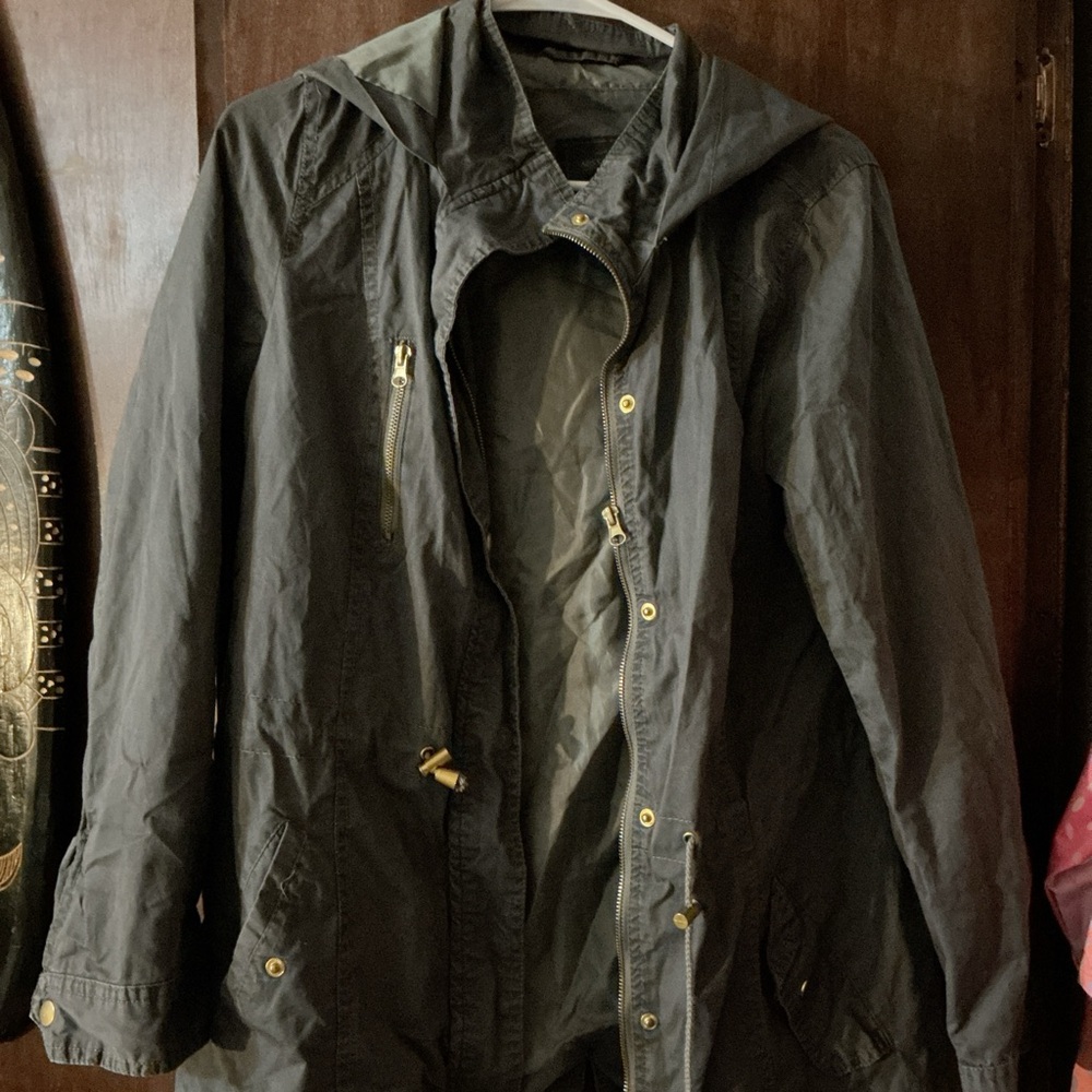 Miss London Dark Gray Military Jacket